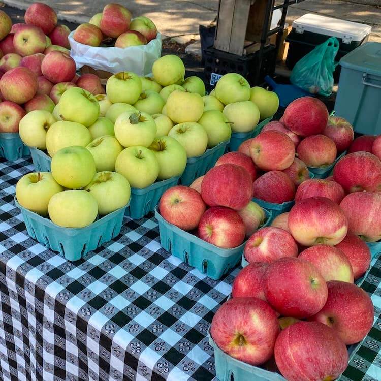 Twin Ridge Orchard Apples at Market